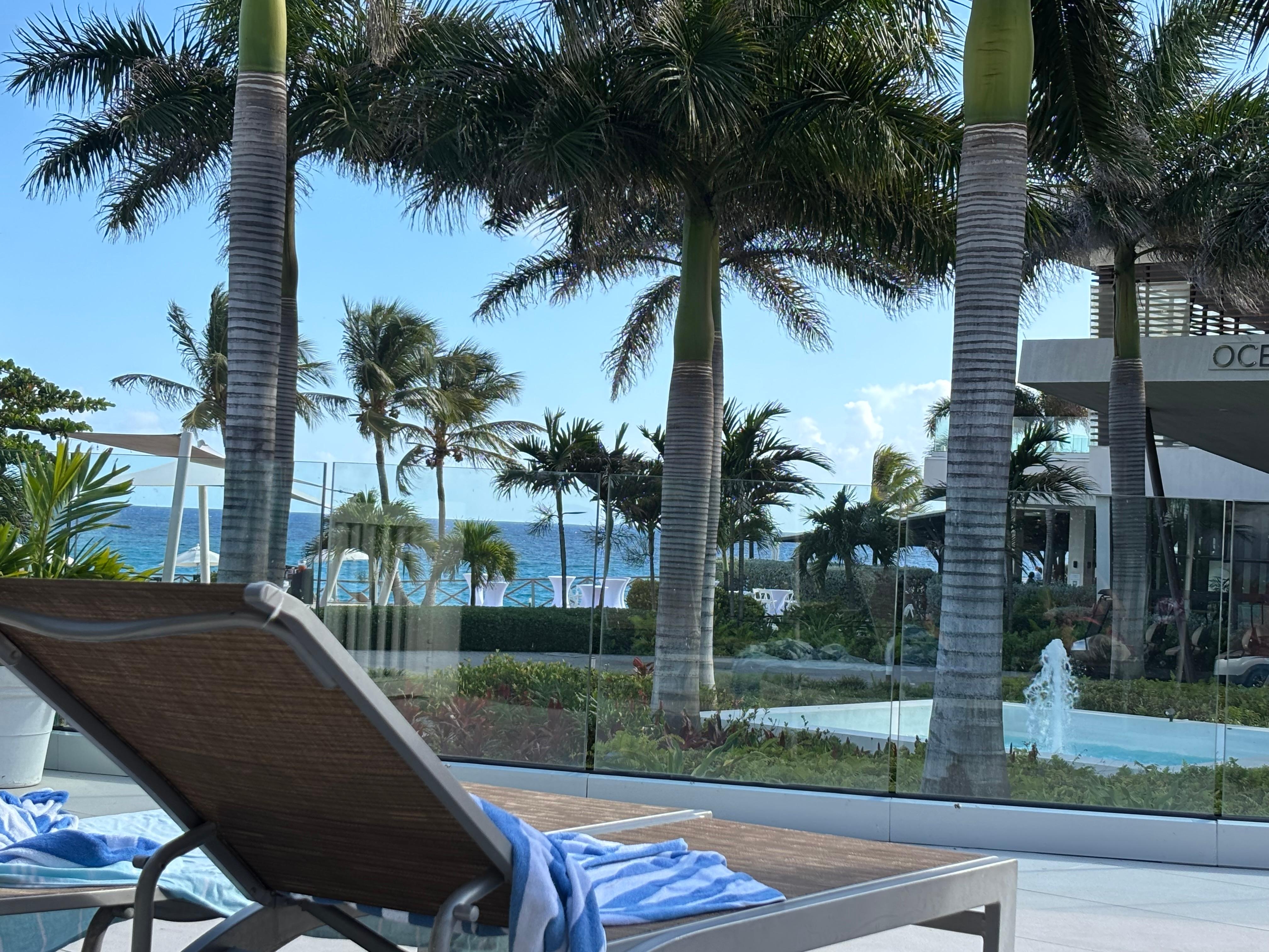 Adults only pool area