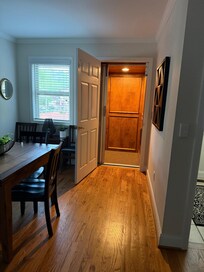 Elevator on second floor.