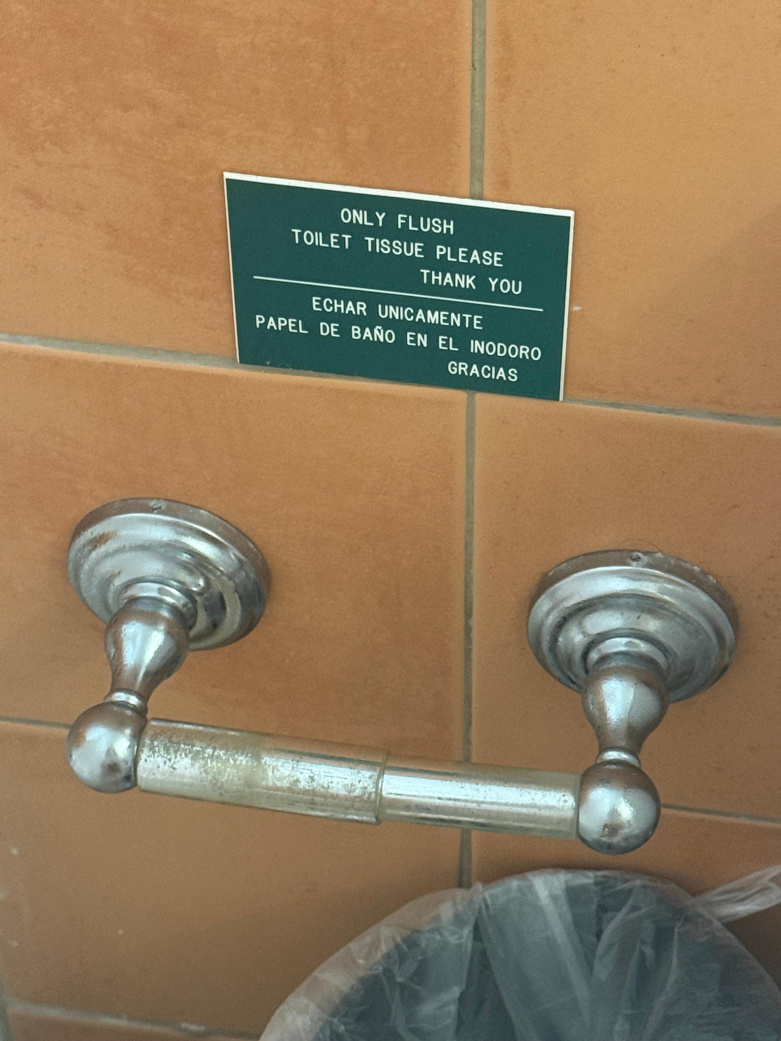 Toilet paper I had to buy some or go downstairs to complain 