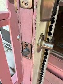 Broken door latch