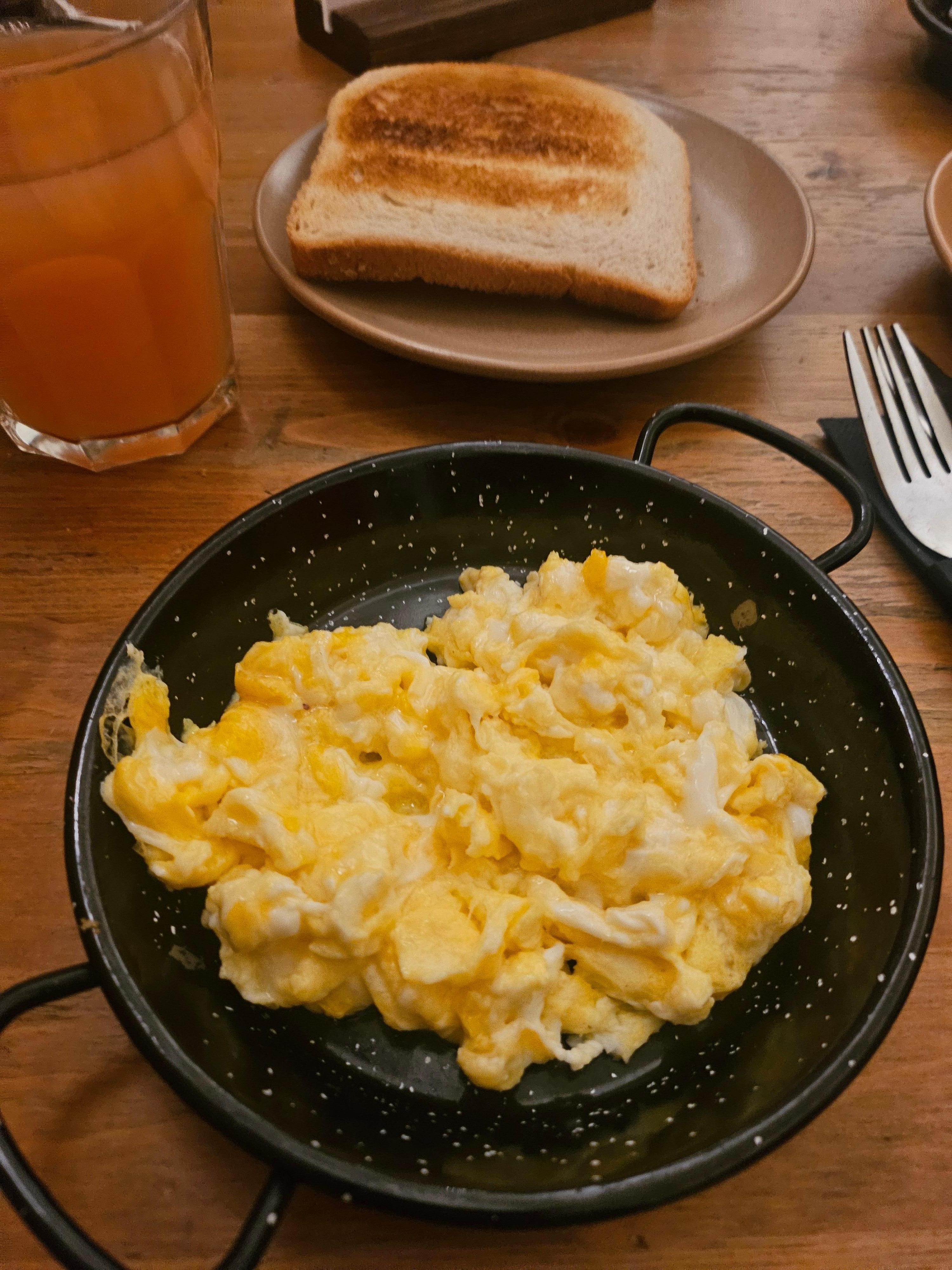 Warm food are served on request 