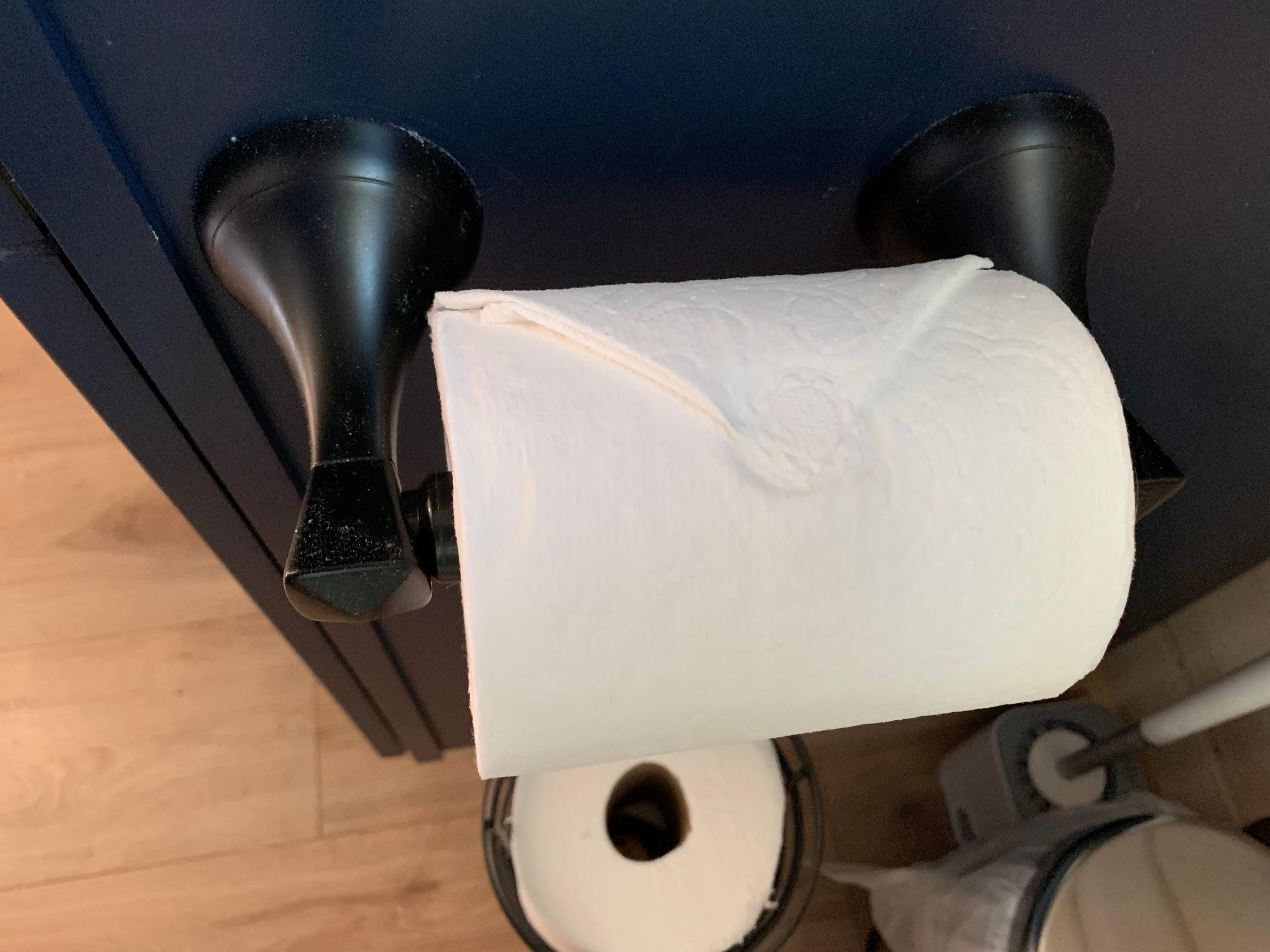 Even the TP was stamped with hospitality.
