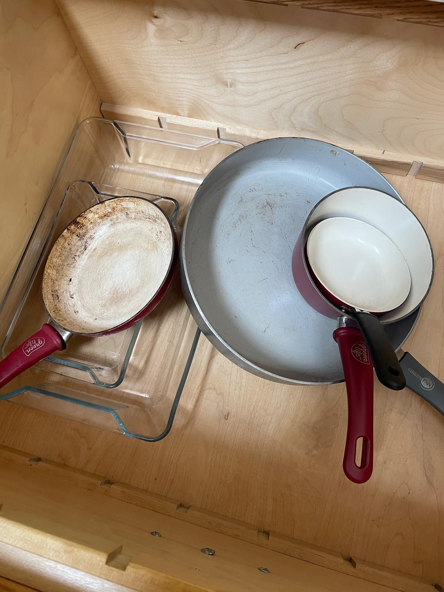 Some of the pots and pans