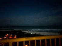 Just before sunrise from the balcony