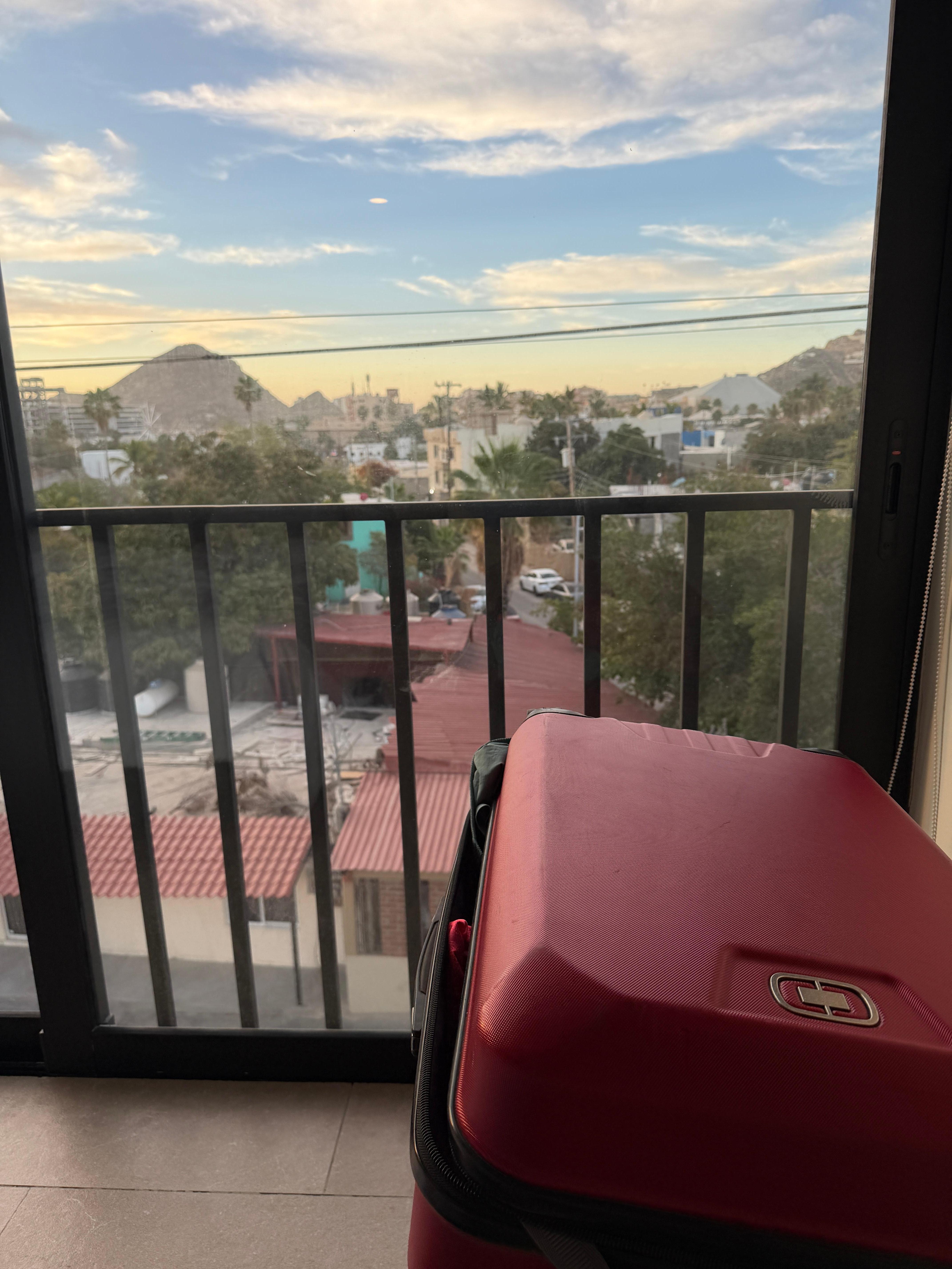  View from my 4th floor room.