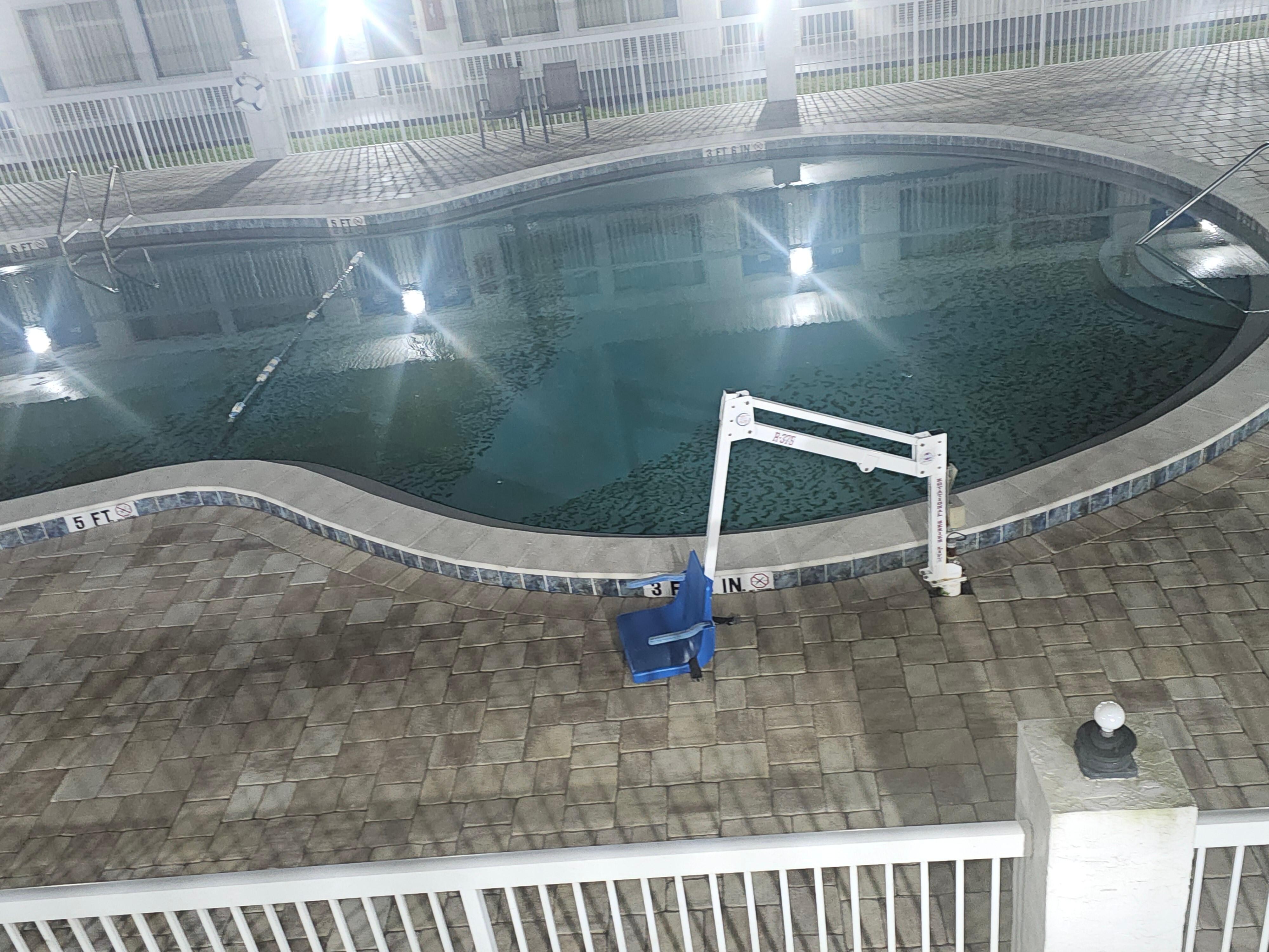 Pool not cleaned but open