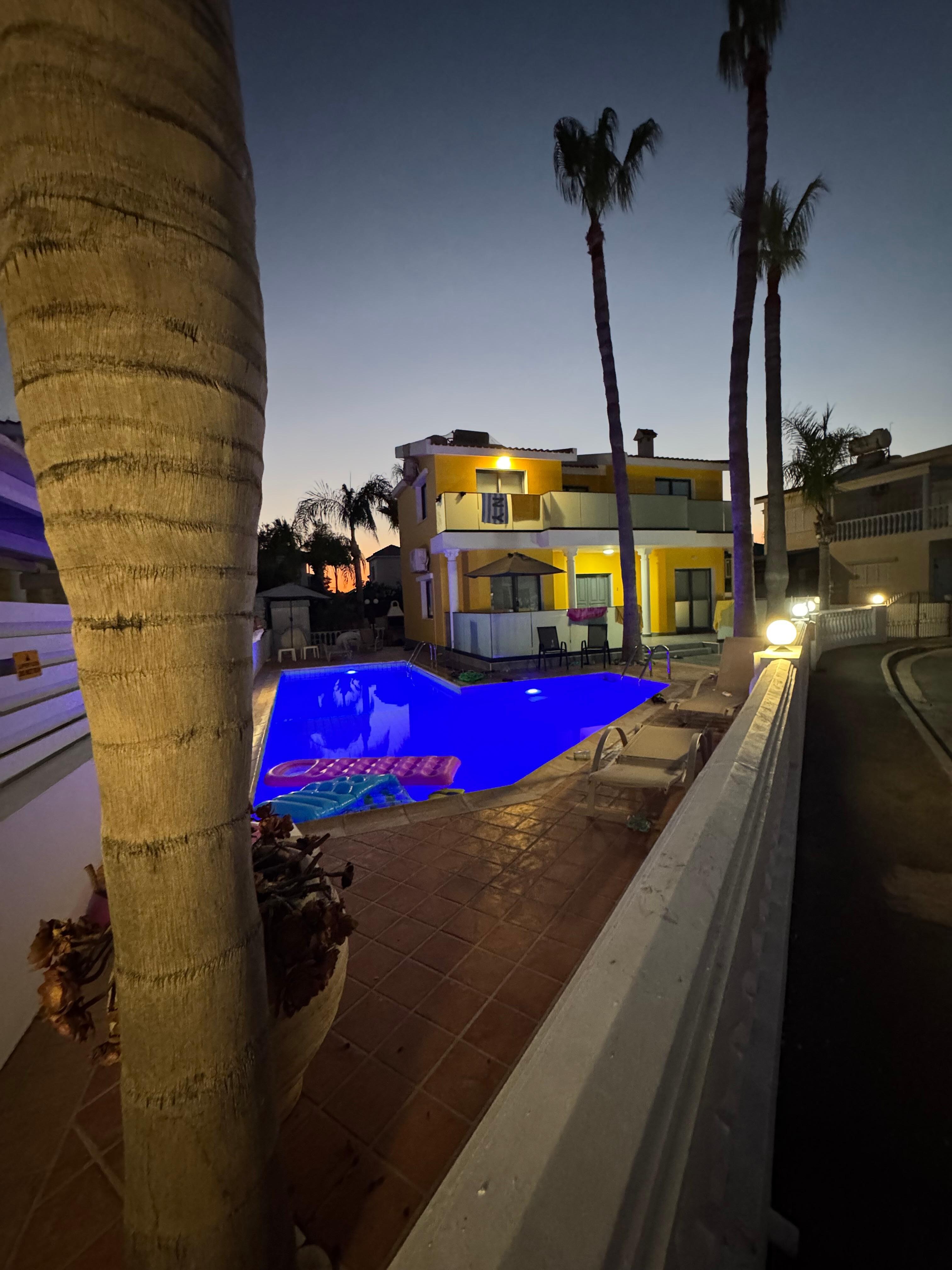 Villa in the evening