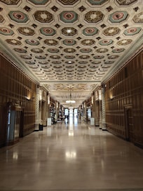 Glorious lobby ceiling