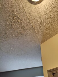 Water damage in room 101