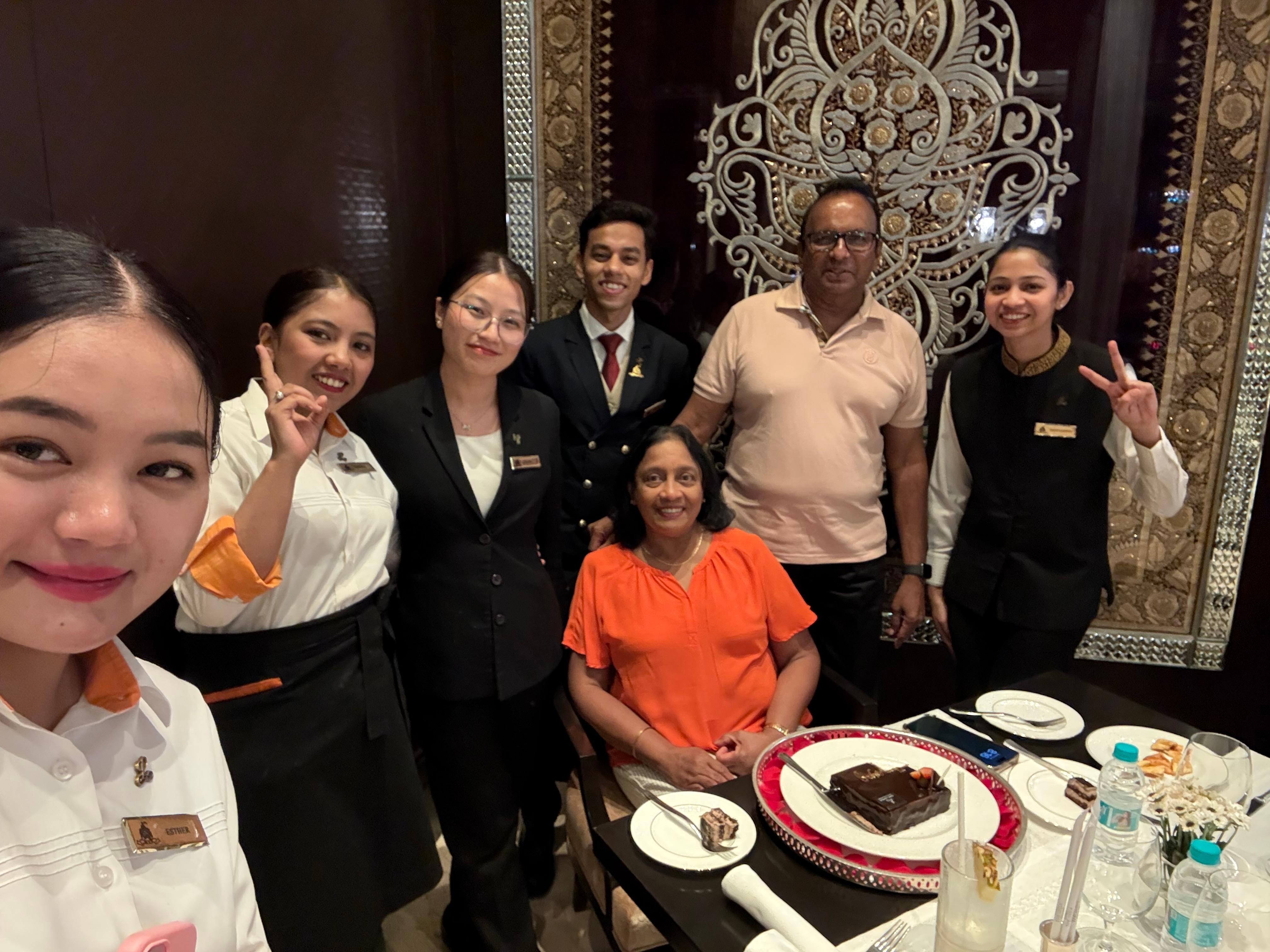 The Club Lounge staff on our last night 