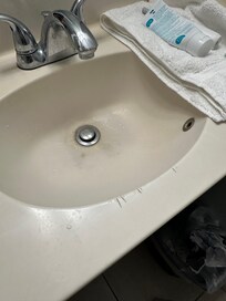 Lots of scratches, dents holes all over