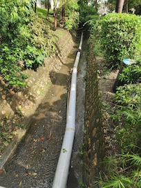 This is the sewage that goes through the hotel. The smell all over the resort is terrible.