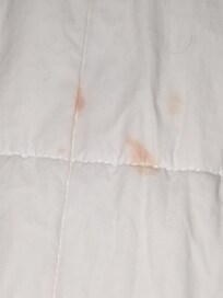 Nasty looked like blood