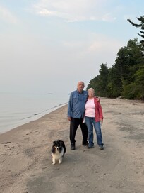 Enjoying the beach!