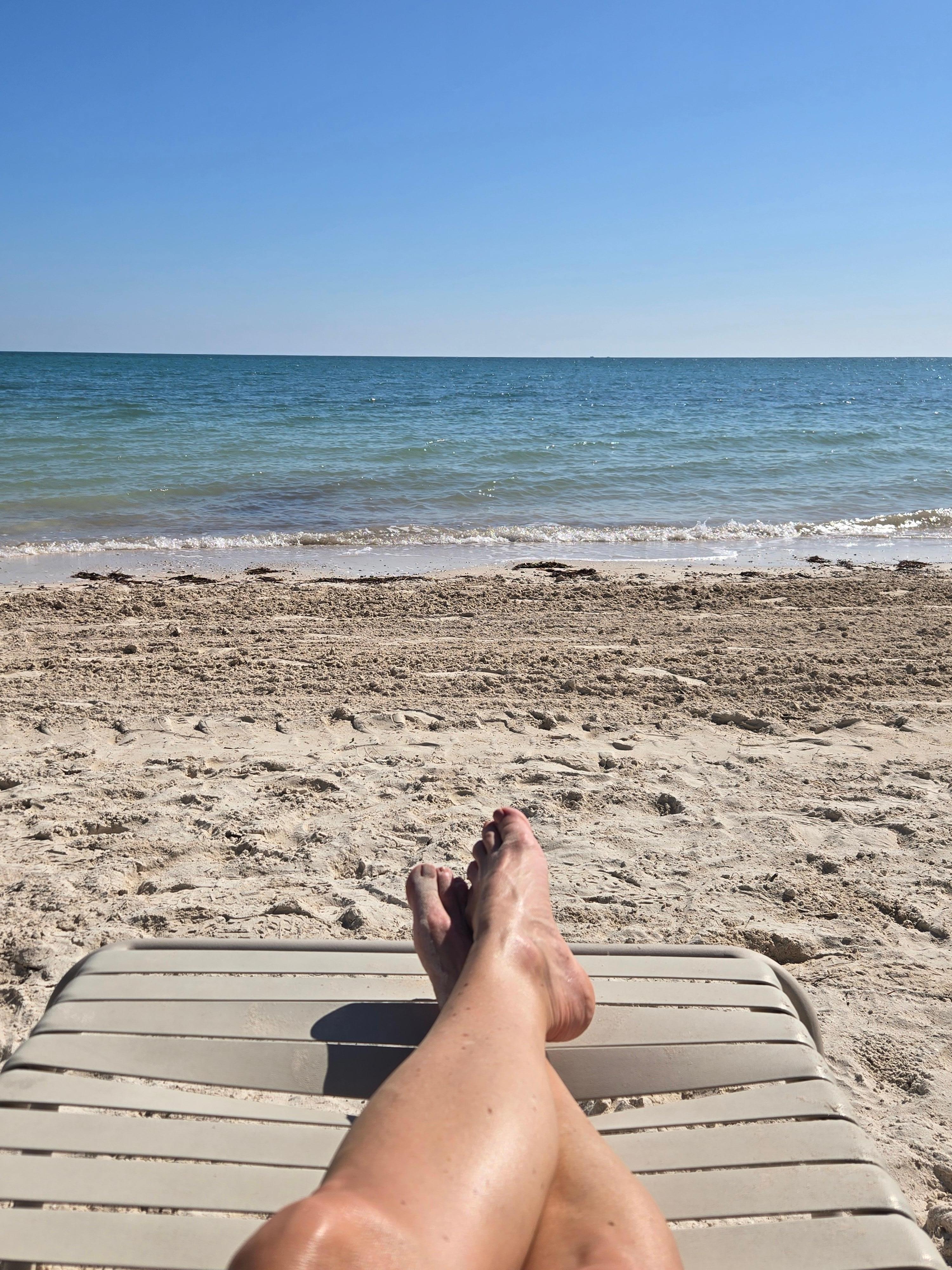 Great beach location.