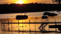 Sunset one evening on Long Lake! Just a gorgeous setting!