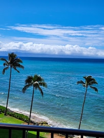 View outside the condo's front door.