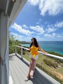 Beautiful view from the deck.