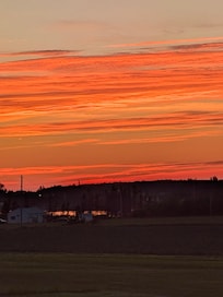 Sunset from the cottage.