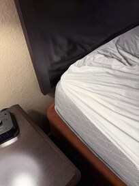 Sheet coming off as it is too small.