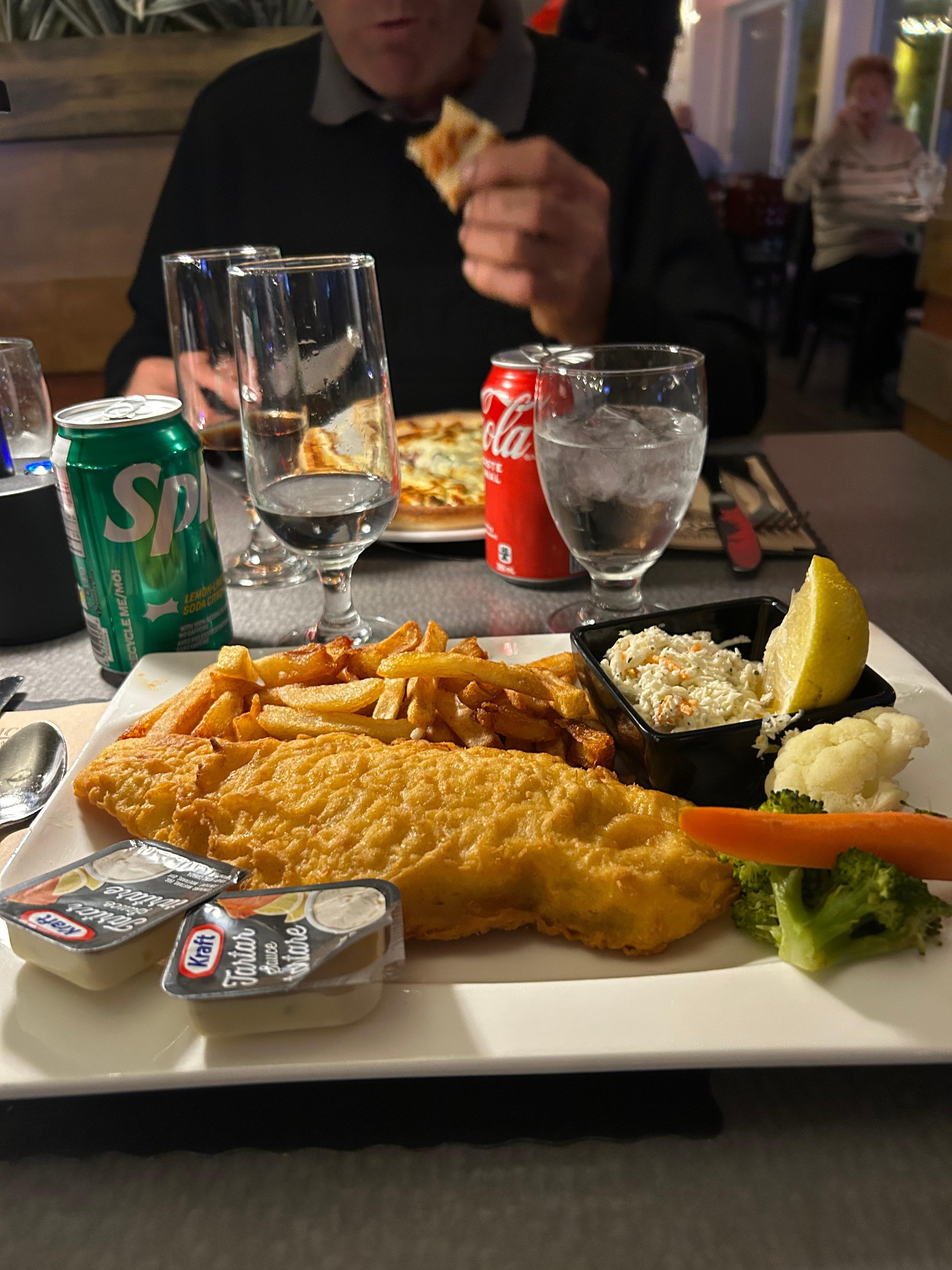 Souper au restaurant 