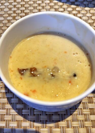 Clam chowder soup
