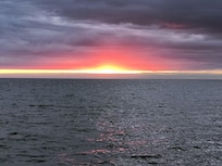 Sunset at Crystal Lake