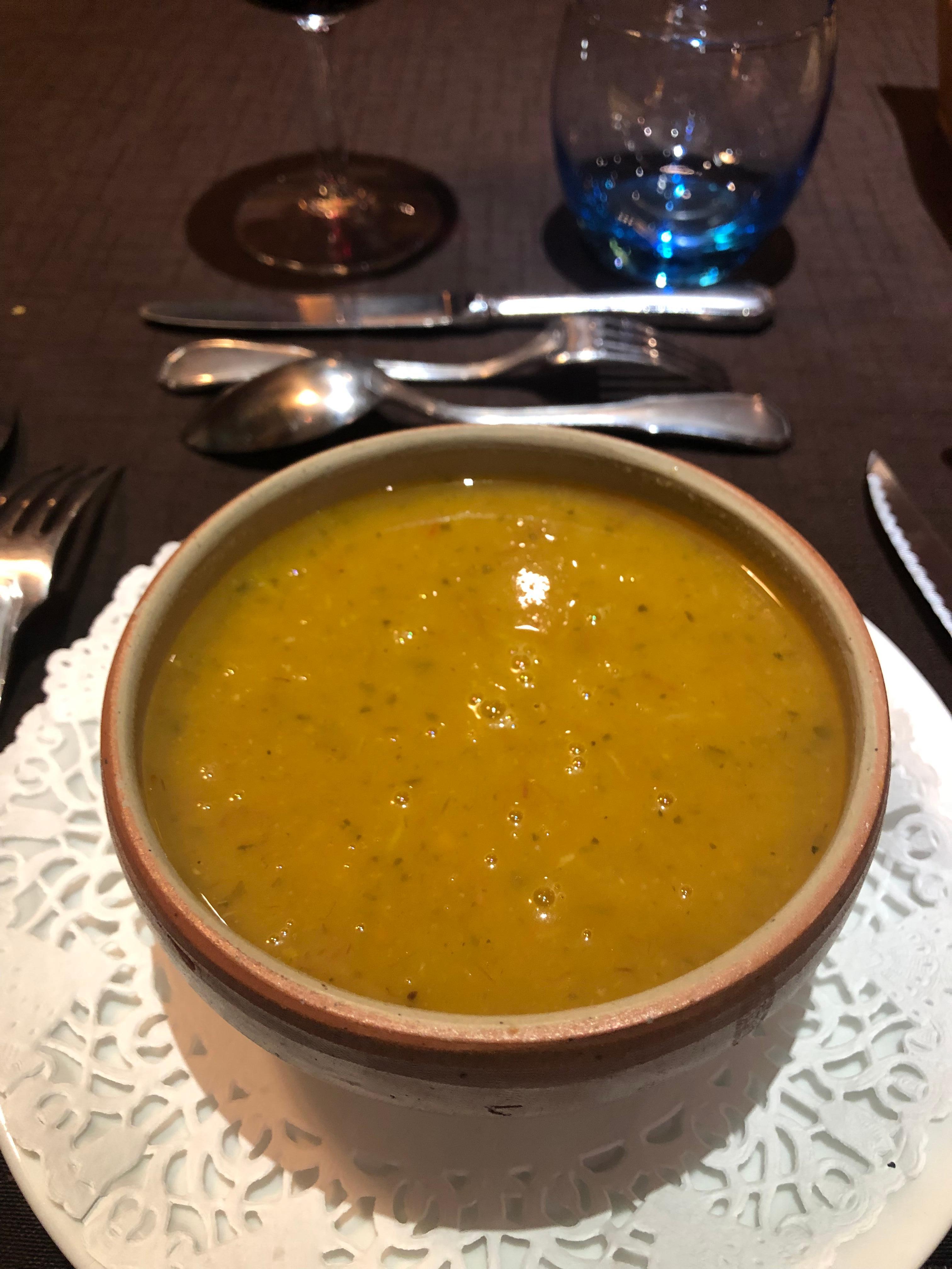 Potage de légumes de saison