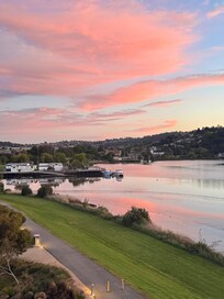 Sunset view from our room.