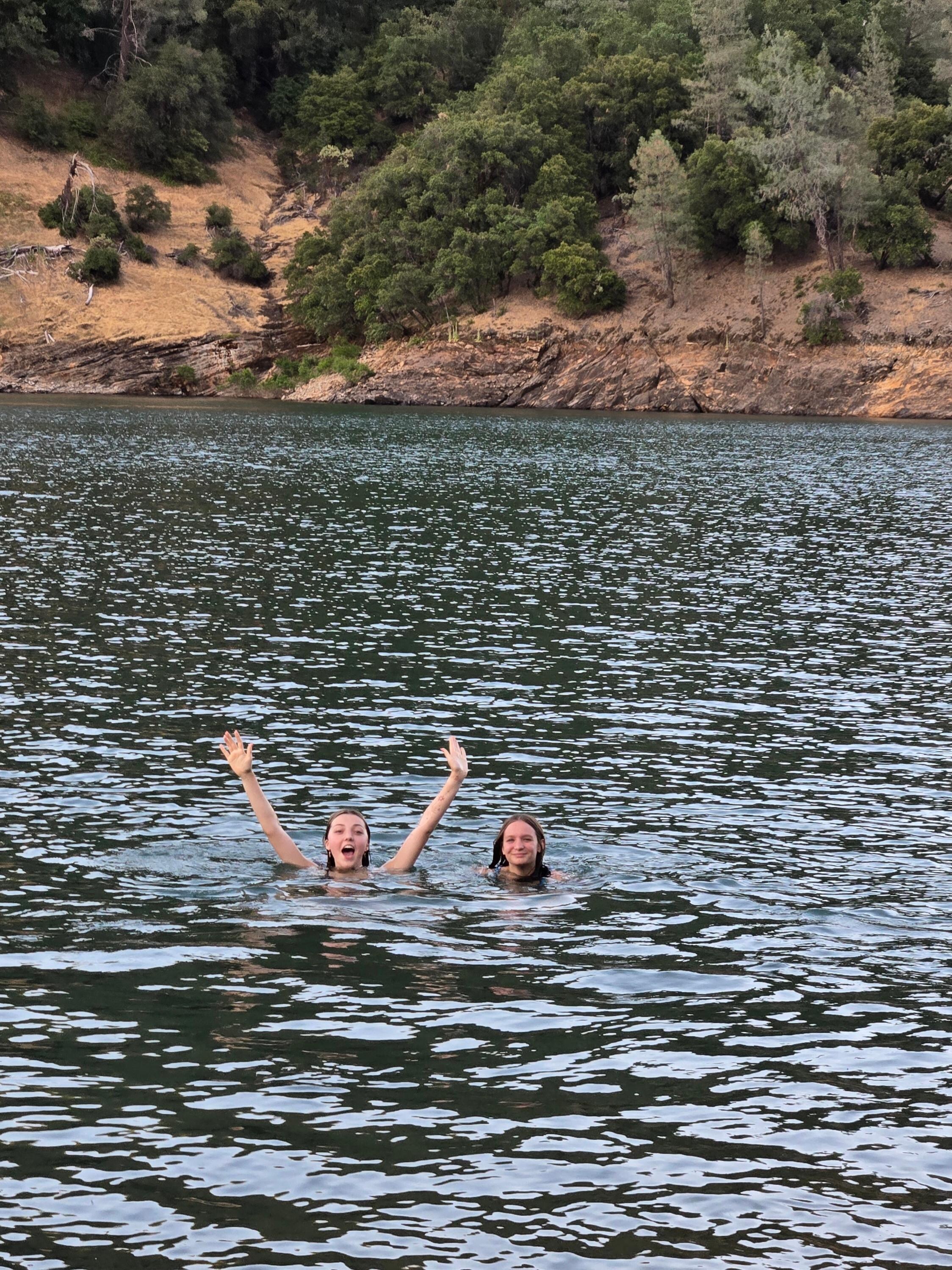 Happy girls. 