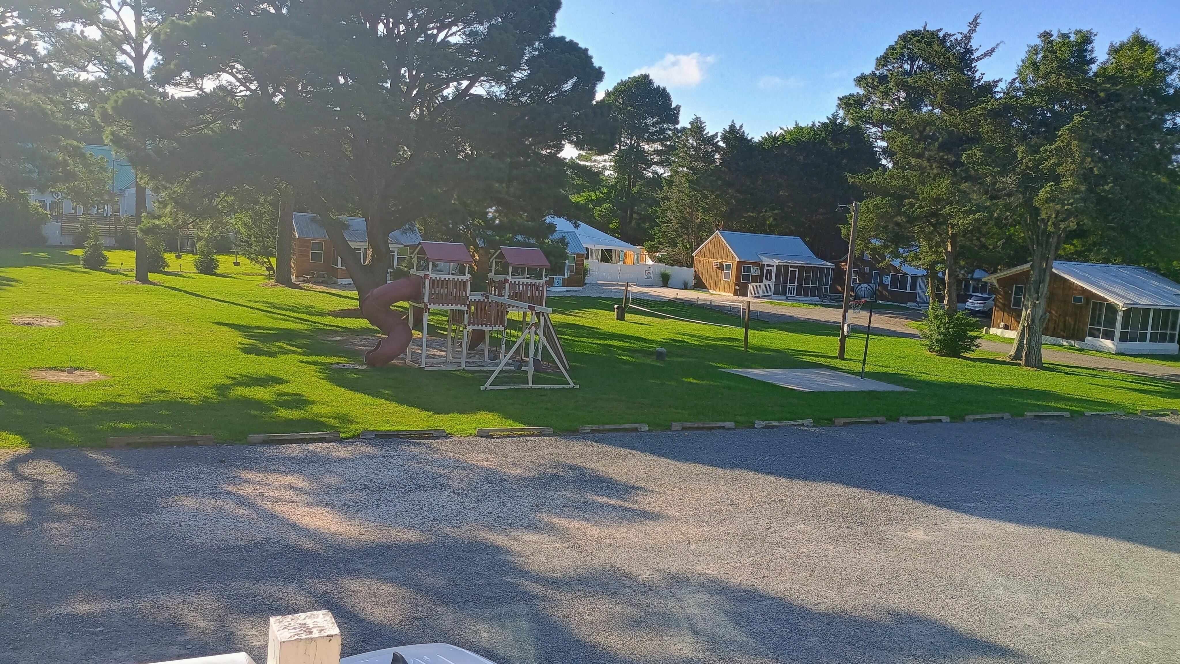 Play area - lots of green space