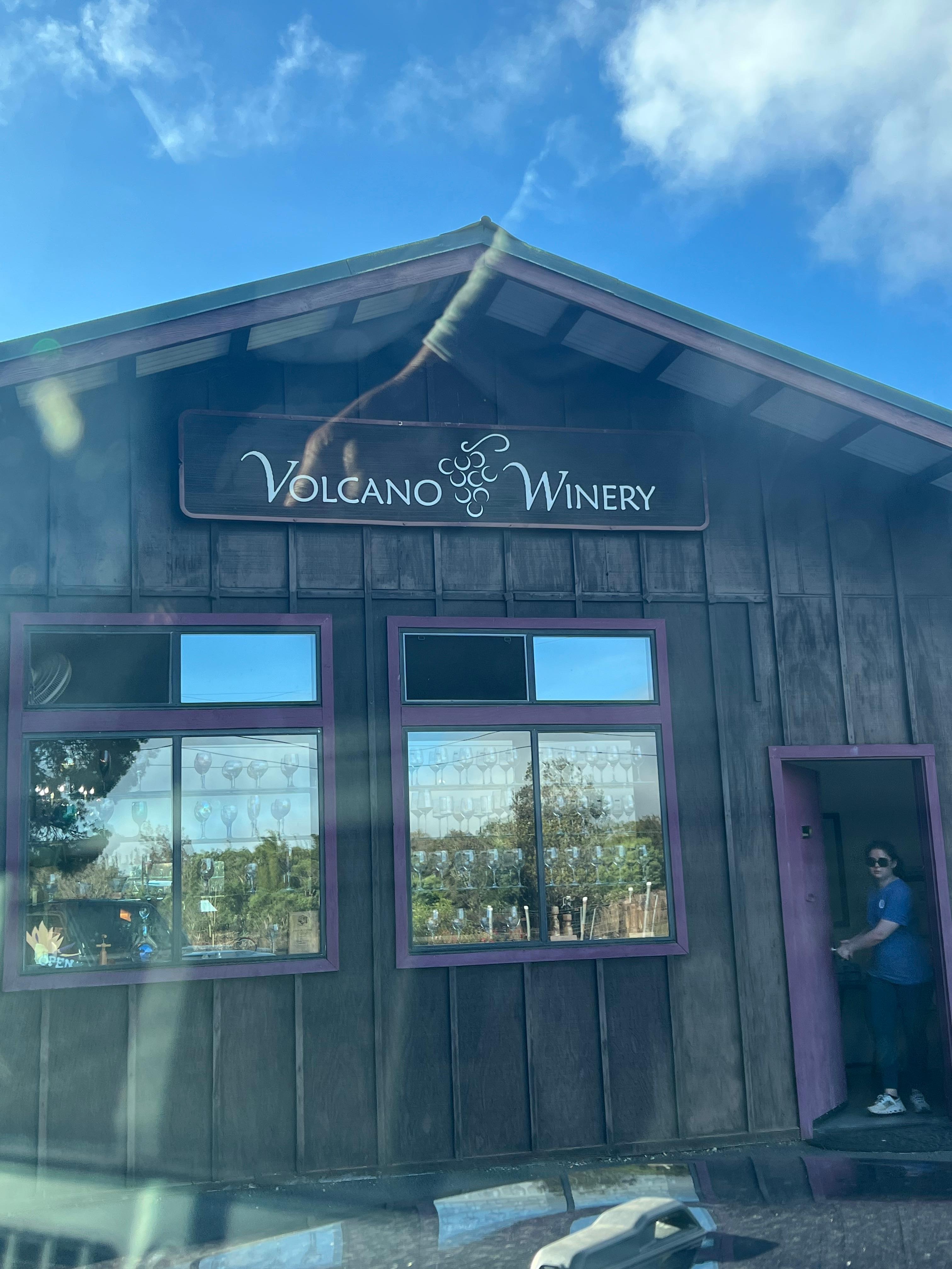 Lovely little unexpected treat on our trip to visit the volcano!