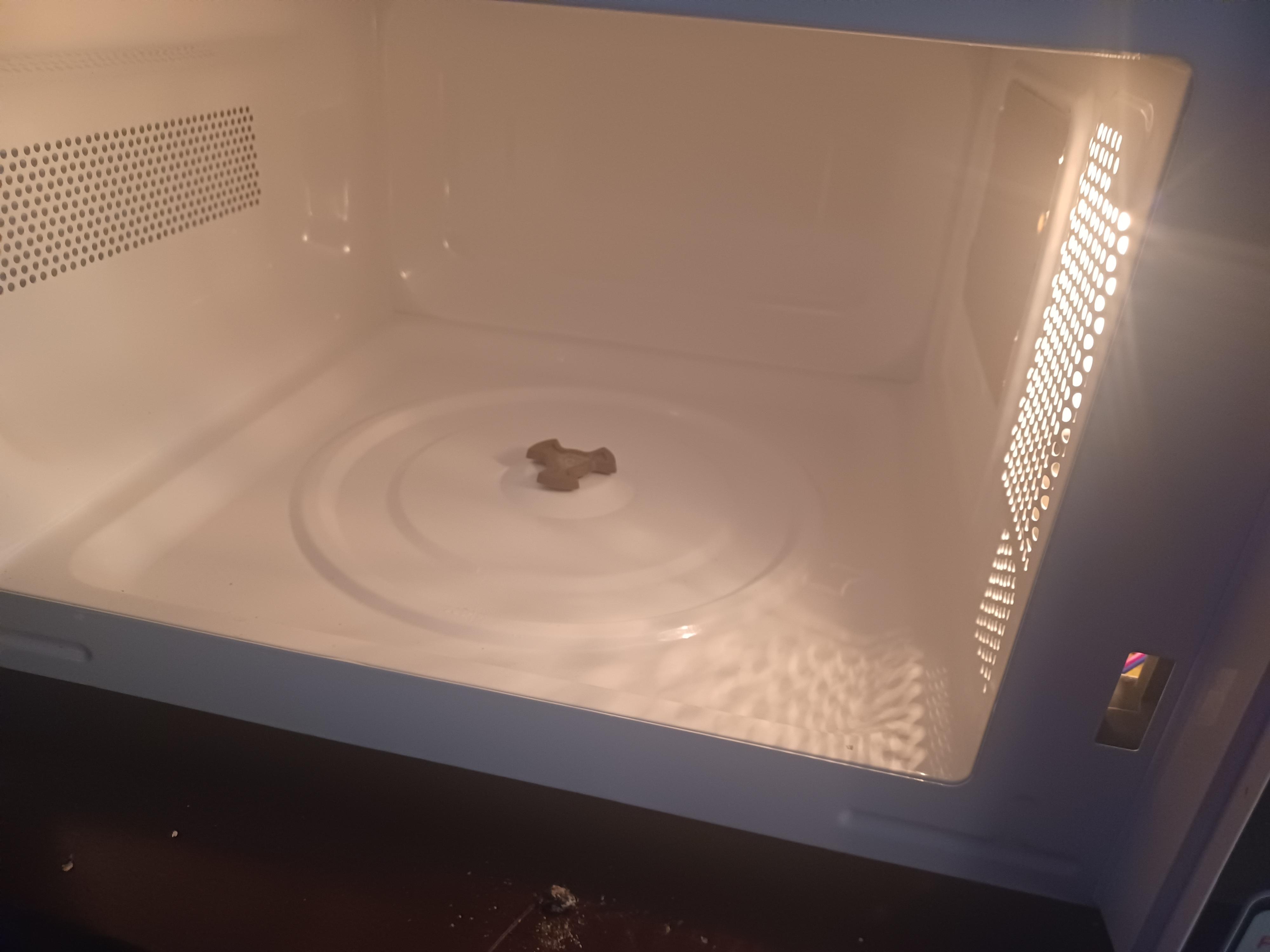 Microwave with no microwave plate