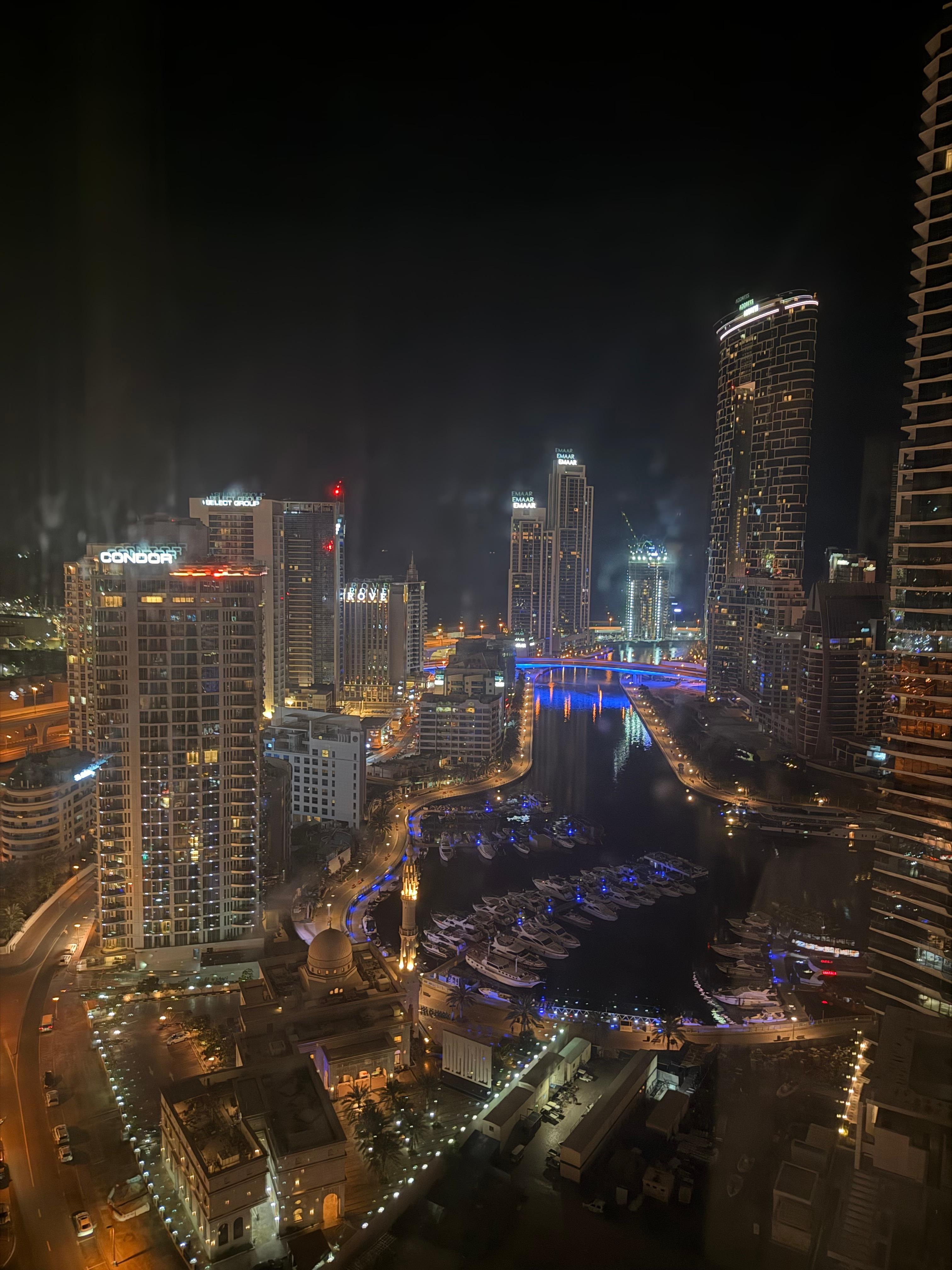 Immaculate view of the marina