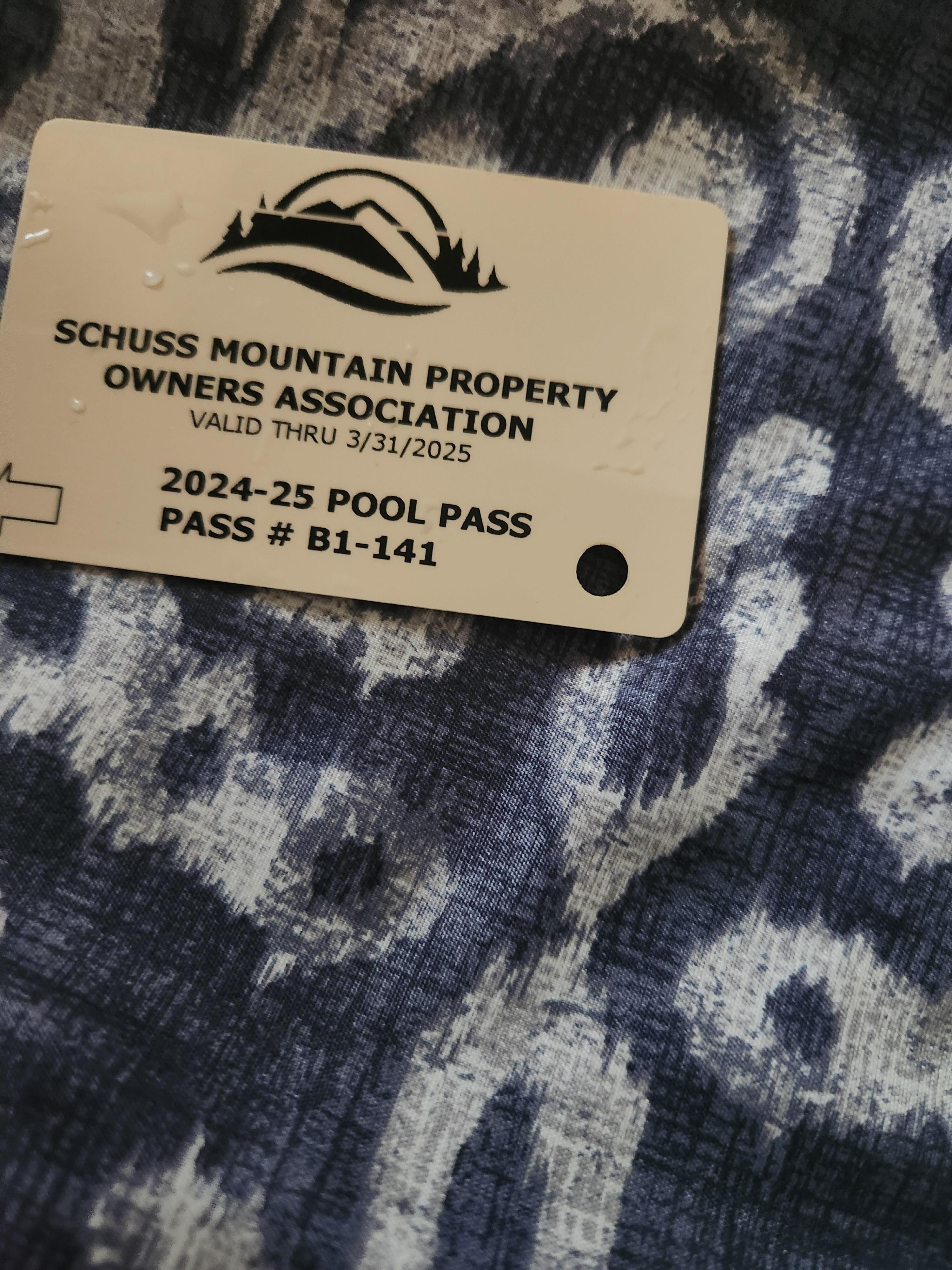 Expired pool pass