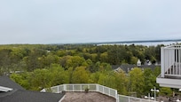 View from the balcony deck.