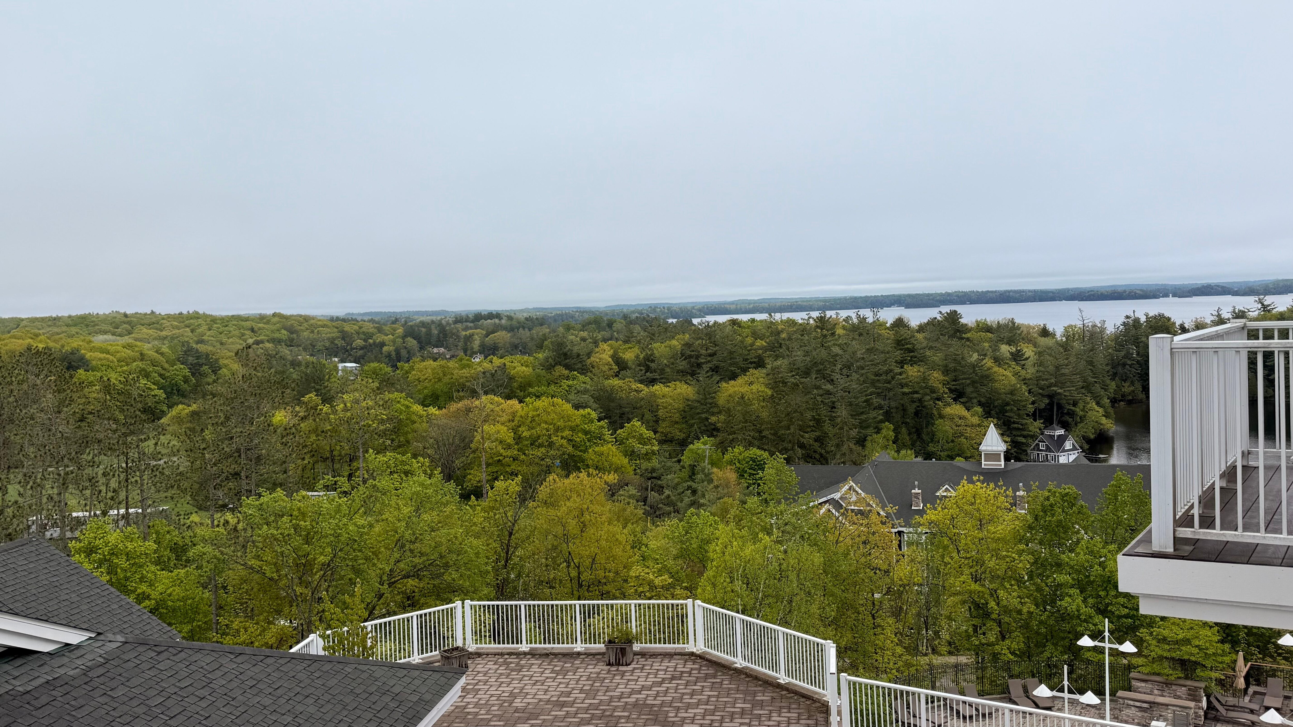 View from the balcony deck.