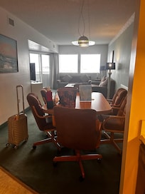 Dinning table was great for playing cards with family