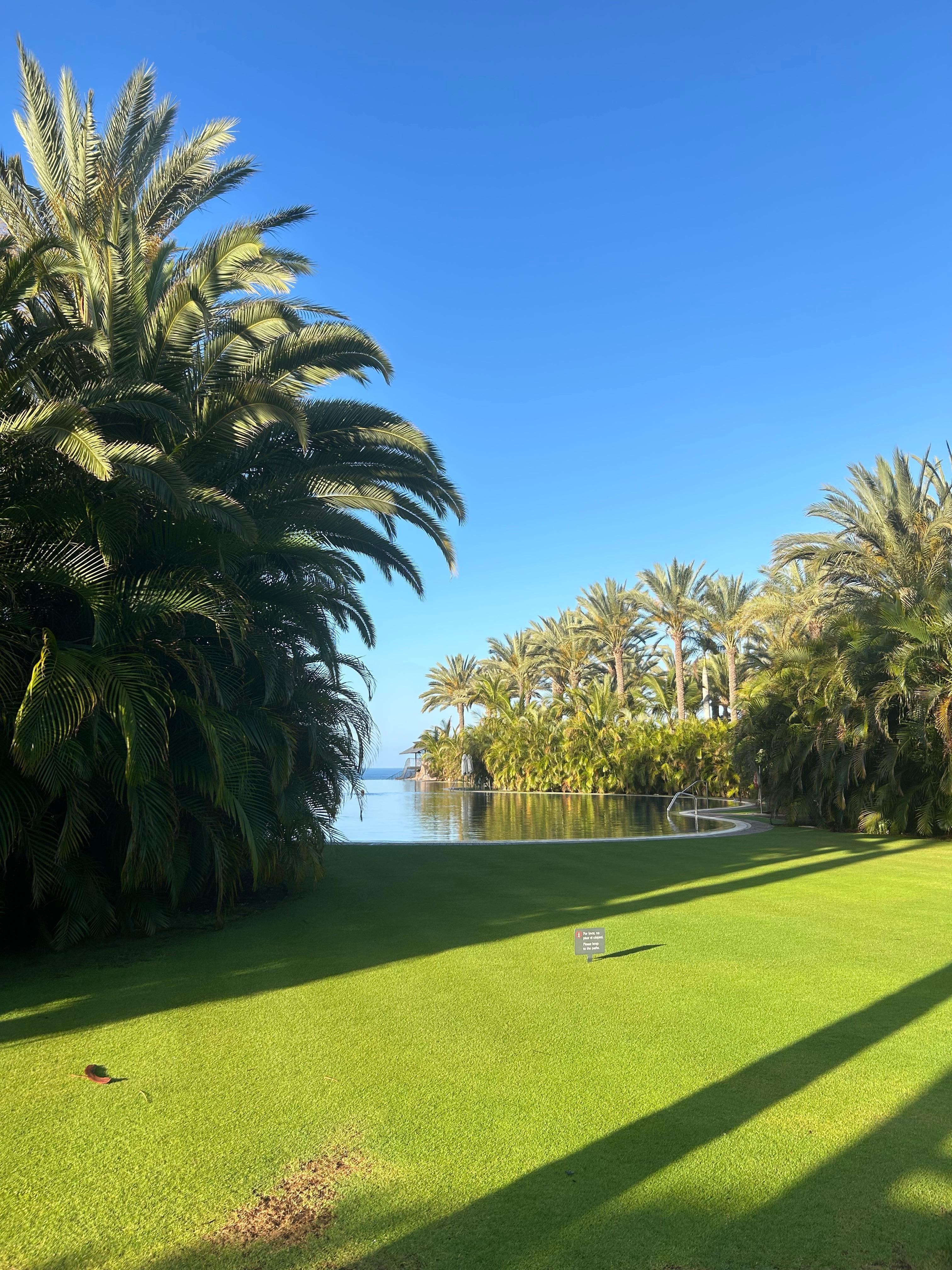 Part of the infinity pool