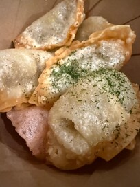 Gyoza Dumplings from the lunch menu at the hotel Deli & Cafe