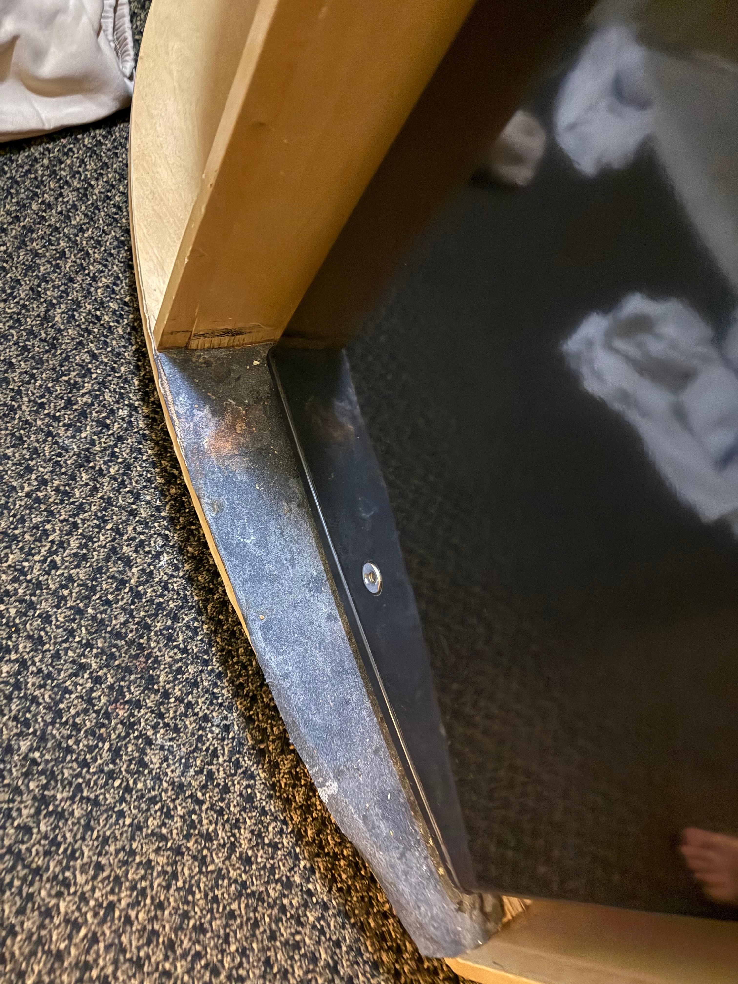 The fridge in our room