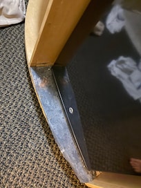 The fridge in our room