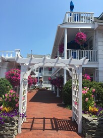 Outside flowers then