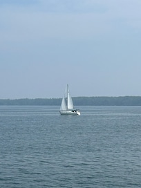 Ship while on Apostle Island cruise