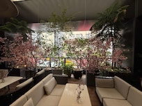 Sitting area for guests