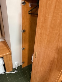 Door missing from closet