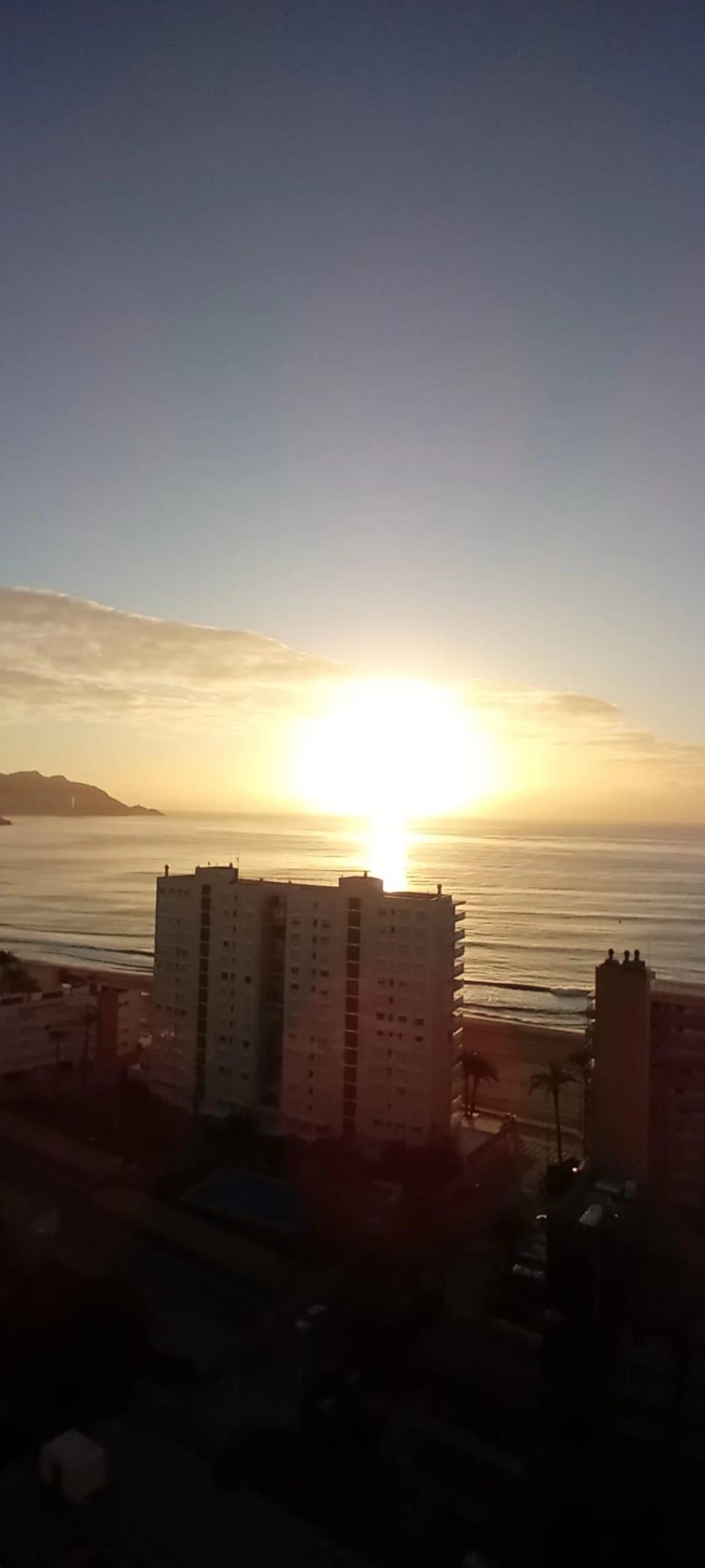 Amanecer desde la terraza