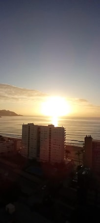 Amanecer desde la terraza