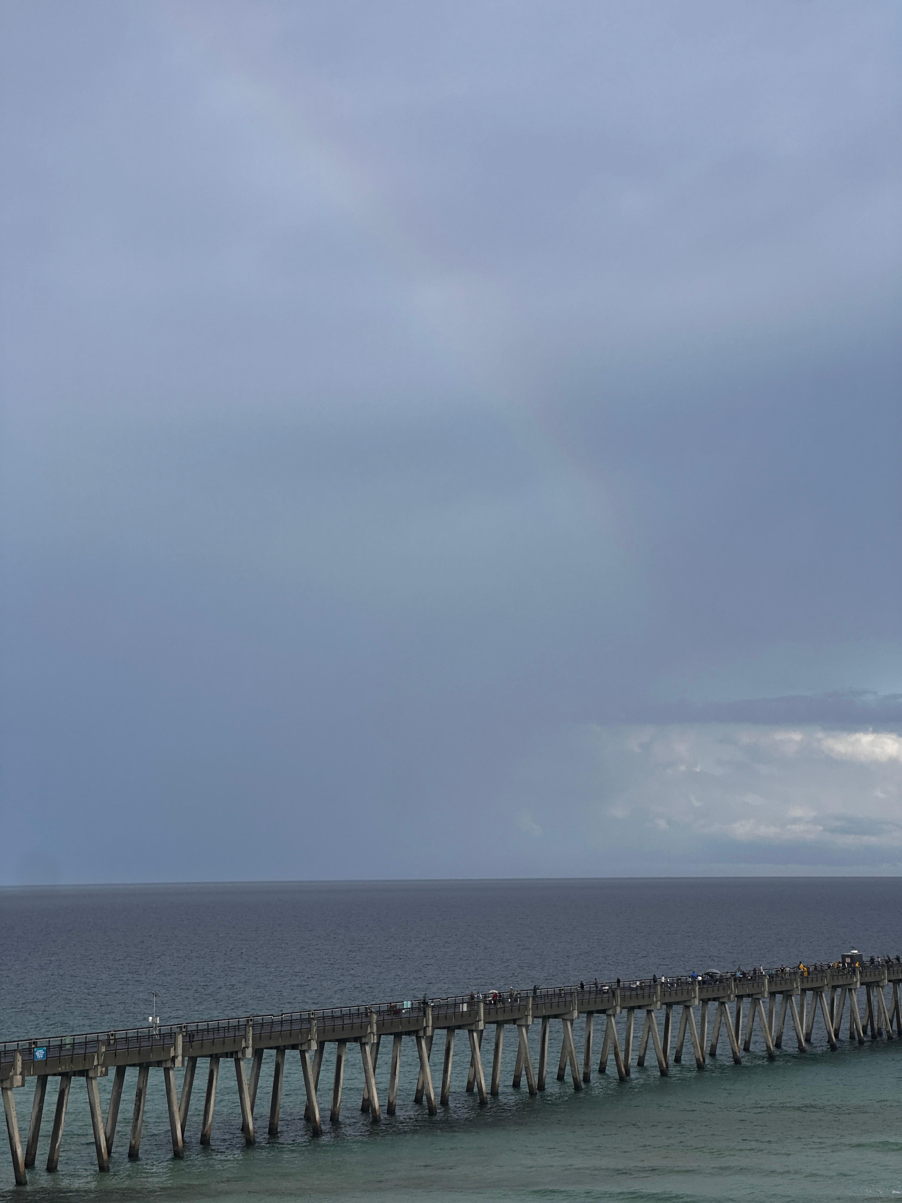View of the pier from the balcony