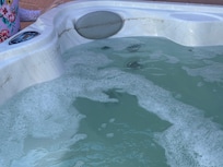 This was after service on the hot tub